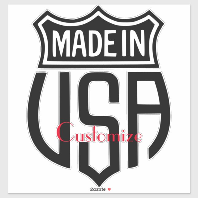 Sticker Signet Fabriqué aux États-Unis Thunder_Cove (Feuille)