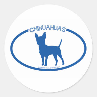 Sticker Silhouette Chihuahuas