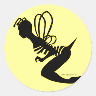Sticker Silhouette de Bee Girl