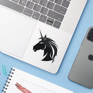 Sticker Silhouette Unicorne