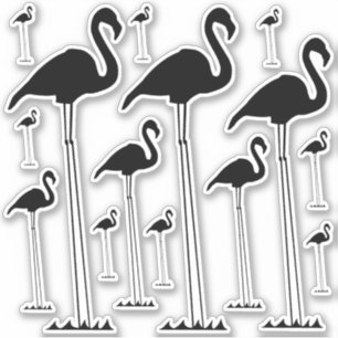Sticker Silhouettes idiotes et déraisonnablement grandes