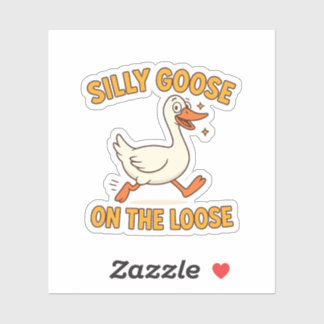 Sticker Silly Goose On The Loose