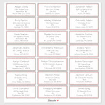 Simple Christmas Joy Holiday Adresse d'invité