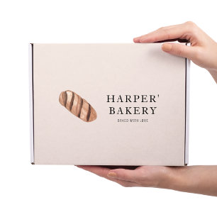 Sticker Simple moderne boulangerie fraîche Éco logo profes