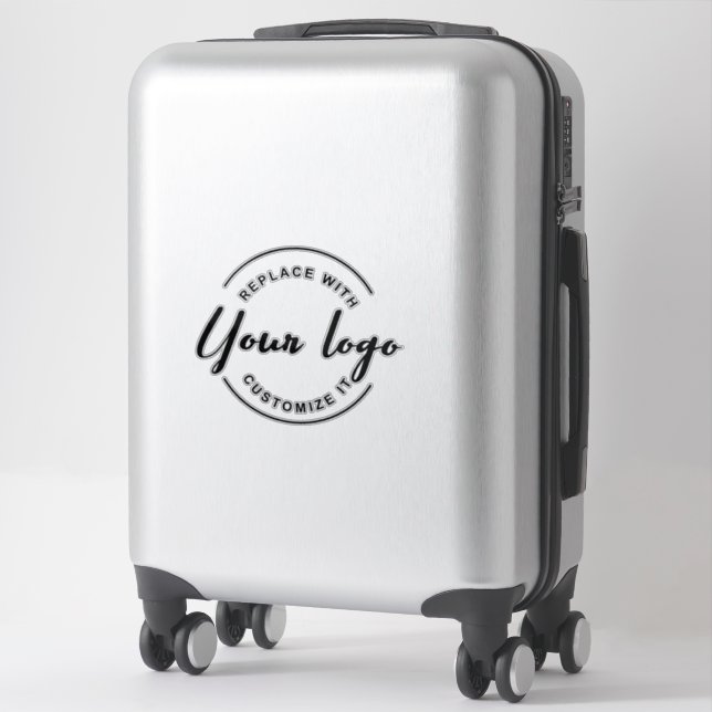 Sticker simple promotionnel du logo d'entreprise p (Sur valise)