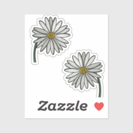 Sticker Simplement des marguerites