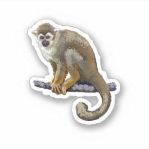 Sticker Singe Écureuil