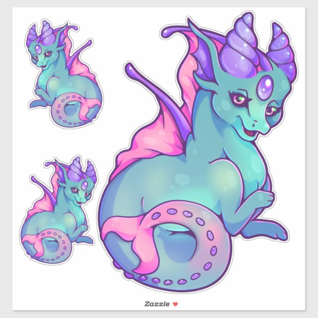 Sticker Sirena Draginie (Feuille)