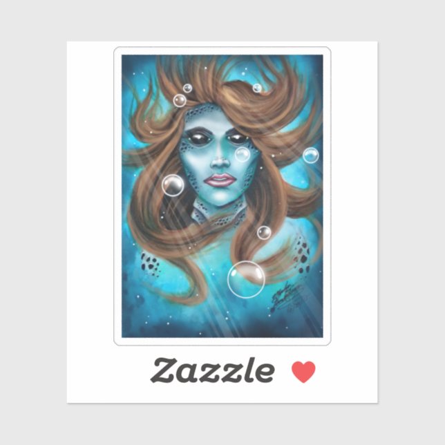 Sticker Sirène (Feuille)