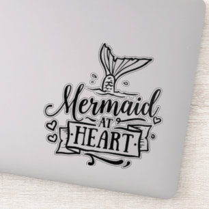 Sticker Sirène au coeur