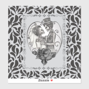 Sticker Skeleton Love Couple Mariage Mariage