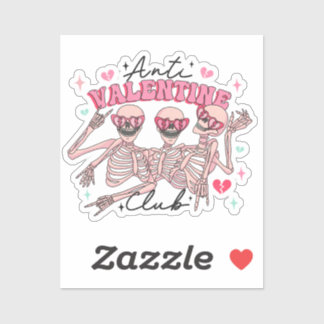 Sticker Skeletons de la Journée anti-Valentines