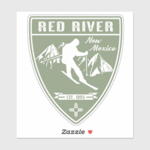 Sticker Ski Red River Nouveau-Mexique