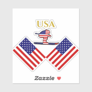 STICKER SKIEUR