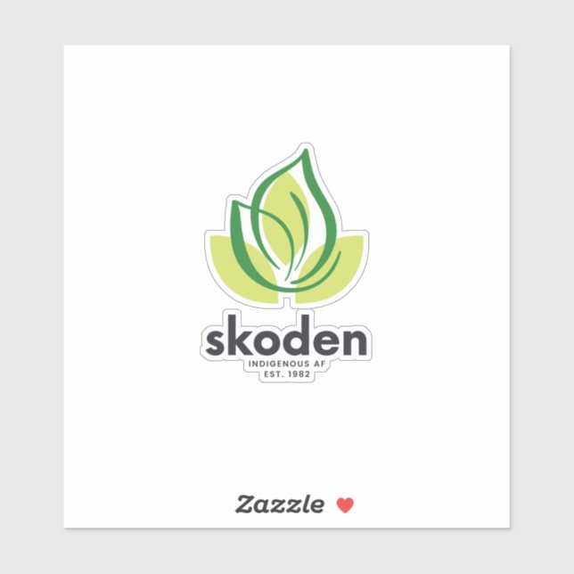 Sticker Skoden (Feuille)
