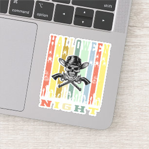 Sticker Skull Gun