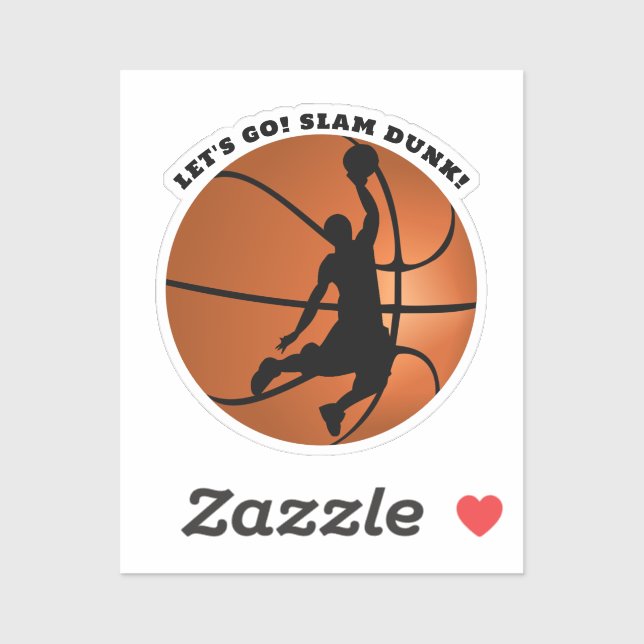 Sticker SLAM DUNK! Joueur de basket (Feuille)