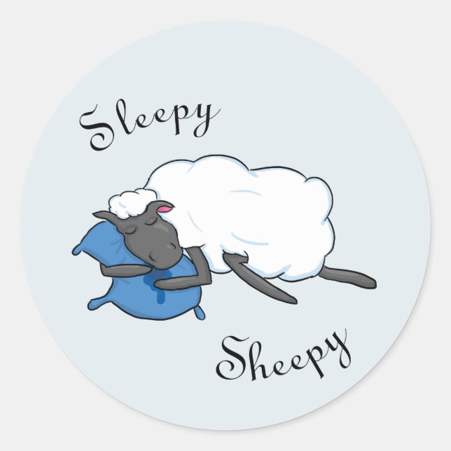 Sticker Sleepy Sheepy (Devant)