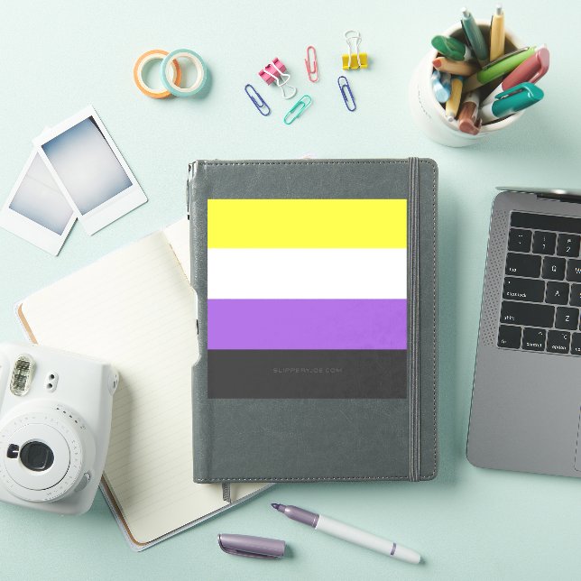Sticker SlipperyJoe's Nonbinary Pride Drapeau gay cadeaux  (Couverture iPad)