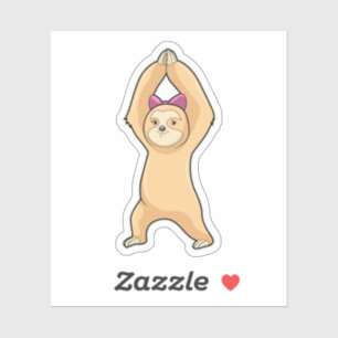 Sticker Sloth at Fitness