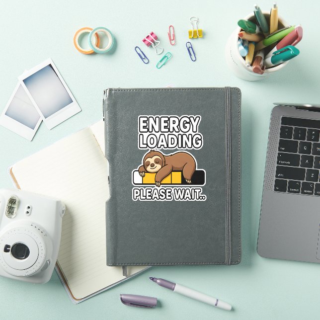 Sticker Sloth Économiser l'humeur (Couverture iPad)