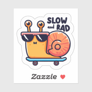 Sticker Slow and Rad