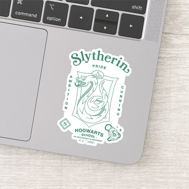 Sticker SLYTHERIN™ Pride Ambition Cunning Crest (Détail)