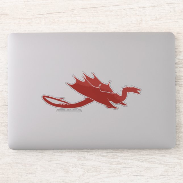 Sticker SMAUG™ Silhouette & Nom 2 (Ordinateur)