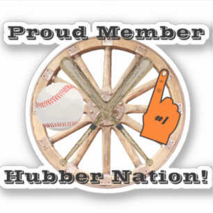 Sticker Smethport Hubber Nation Baseball Softball Fan
