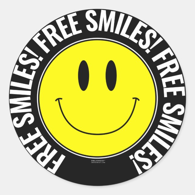 Sticker Smilie Smiles gratuit (Devant)