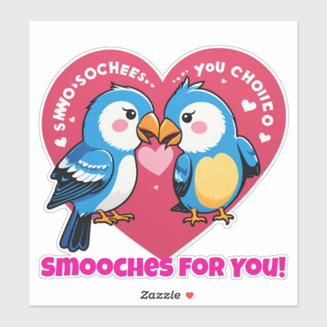 Sticker Smooches for You!  (Feuille)