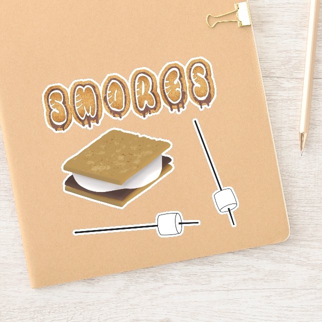 Sticker S'mores et Marshmallows (Carnet)