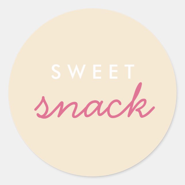 Sticker Snack Sweet (Devant)