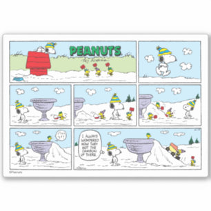 Sticker Snoopy et l'équipage Zamboni