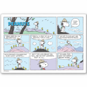 Sticker Snoopy & Friends Aller Randonnée