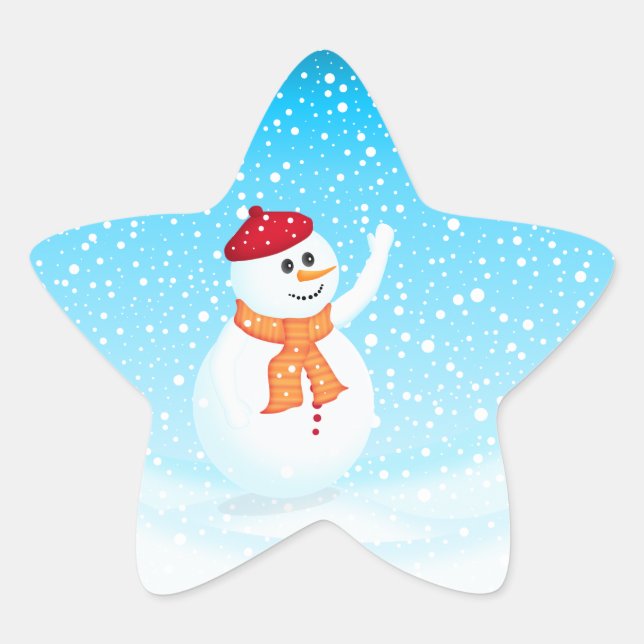 Sticker Snowman (Devant)
