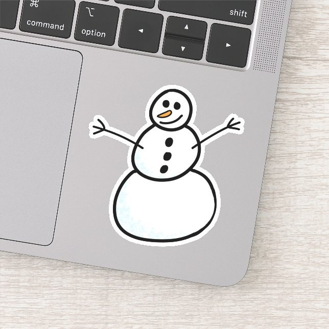 Sticker Snowman (Détail)