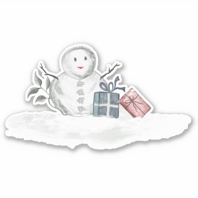 Sticker Snowman (Devant)