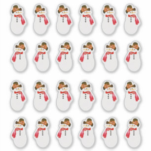 Sticker Snowman 24 pièces