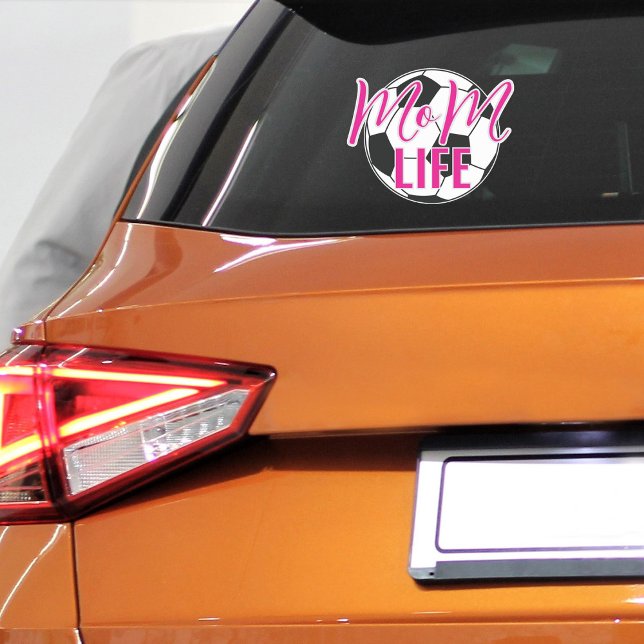 Sticker Soccer Maman Vie Vinyl Vitre voiture (soccer mom life car vinyl decal sticker)