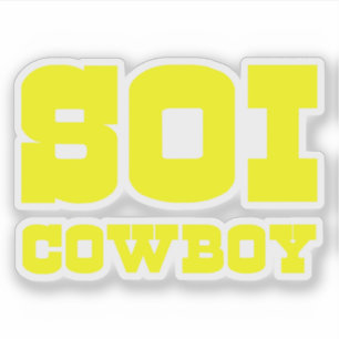 STICKER SOI COWBOY