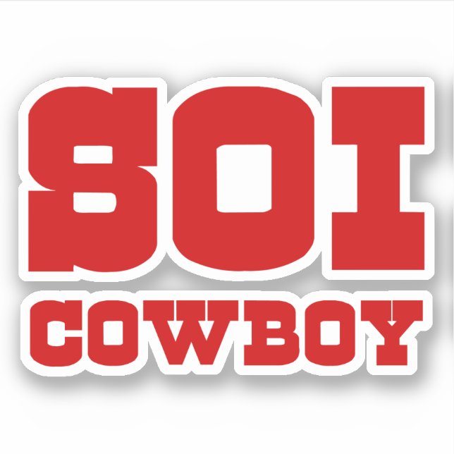 STICKER SOI COWBOY (Devant)