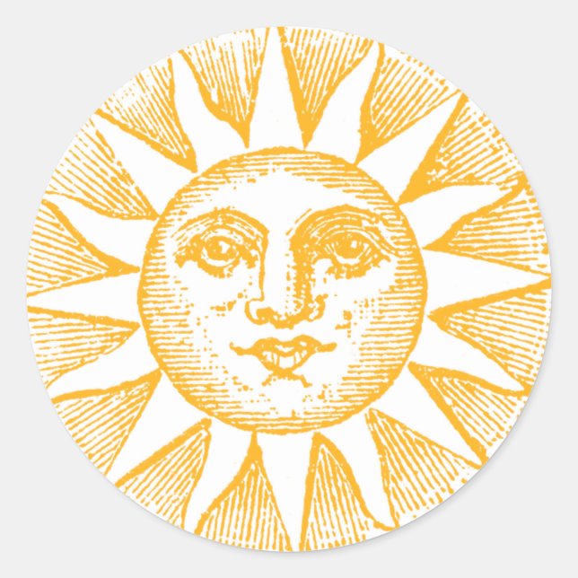 Sticker Soleil Et Rayons (Devant)