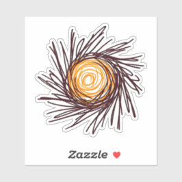 Sticker Soleil tiré