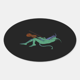 Sticker soliste diable vert (4 chiffres)