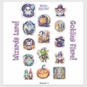 Sticker Sorcières, sorcières et gobelins !