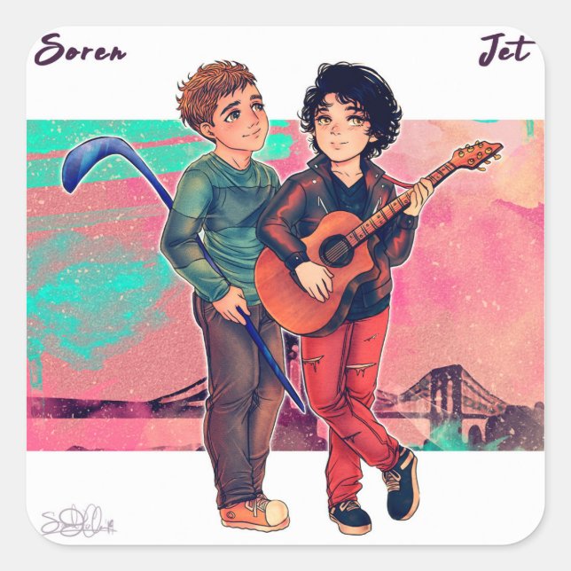 Sticker Soren et Jet (Devant)