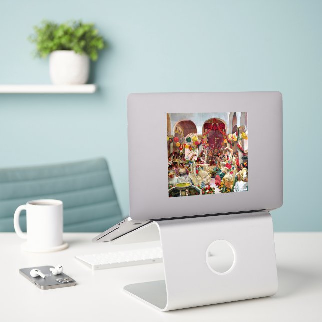 Sticker Sorolla : Séville-La Danse (Ordinateur portable sur le bureau)