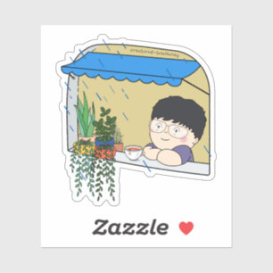 Sticker sosoHoney(38) pluie