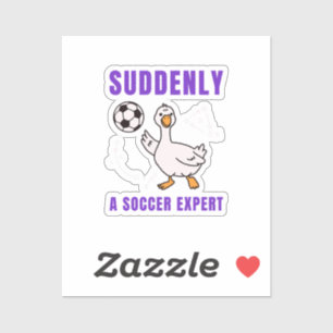 Sticker Soudain un expert de football